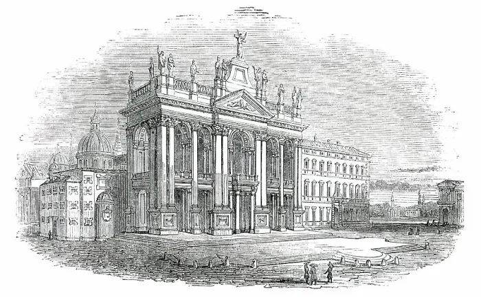 Framed Print : St. John Lateran - Rome, 1850. Creator: Unknown Framed Print : St. John Lateran - Rome, 1850. Creator: Unknown