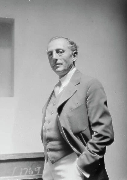 St. John, Louis, Mr. portrait photograph, 1927 Creator: Arnold Genthe