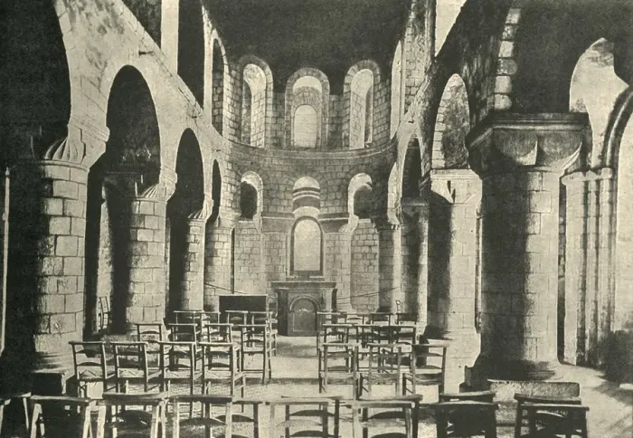 Framed Print : St. Johns Chapel, Tower of London, Norman Architecture, 1908 Framed Print : St. Johns Chapel, Tower of London, Norman Architecture, 1908