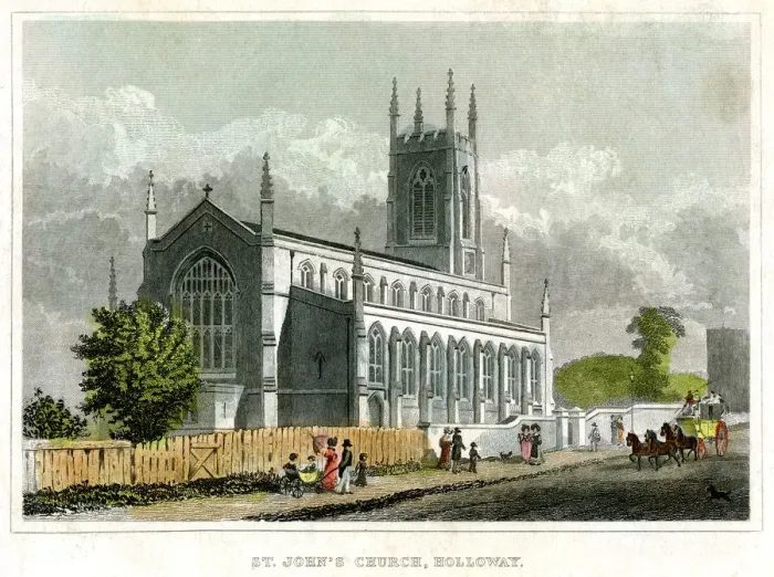 Framed Print : St Johns Church, Holloway, Islington, London Framed Print : St Johns Church, Holloway, Islington, London