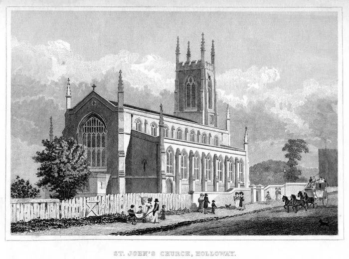 Framed Print : St Johns Church, Holloway, London Framed Print : St Johns Church, Holloway, London