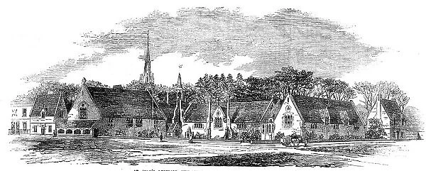 St. John's, Deptford, New Schools, Upper Lewisham Road, 1856. Creator: Unknown