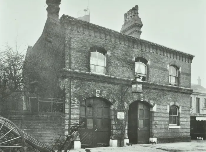 Framed Print : St Johns Wood Fire Station, Hampstead, London, 1906 Framed Print : St Johns Wood Fire Station, Hampstead, London, 1906
