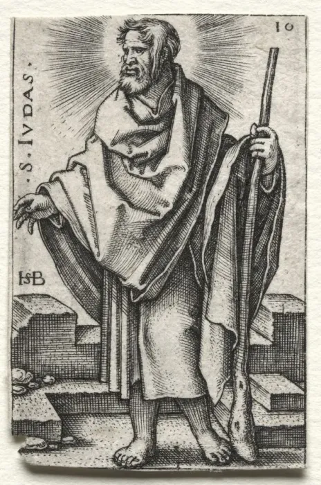 Framed Print : St. Judas, 1545-1546. Creator: Hans Sebald Beham (German, 1500-1550) Framed Print : St. Judas, 1545-1546. Creator: Hans Sebald Beham (German, 1500-1550)