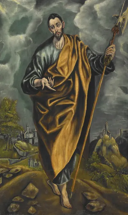 Framed Print : St Judas Thaddaeus or St Thomas, 1600s. Creator: El Greco Framed Print : St Judas Thaddaeus or St Thomas, 1600s. Creator: El Greco