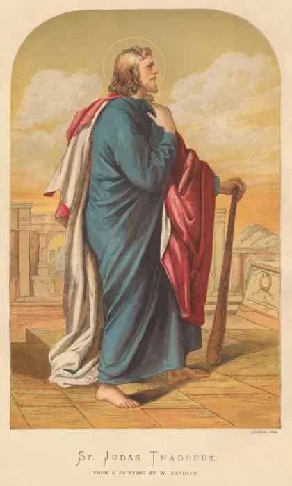 Framed Print : St. Judas Thaddeus, mid-late 19th century. Creator: Wilhelm Kandler Framed Print : St. Judas Thaddeus, mid-late 19th century. Creator: Wilhelm Kandler