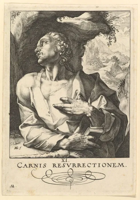 Framed Print : St. Jude Thaddaeus, from Christ, the Apostles and St. Paul with the Creed, ca. 1589 Framed Print : St. Jude Thaddaeus, from Christ, the Apostles and St. Paul with the Creed, ca. 1589