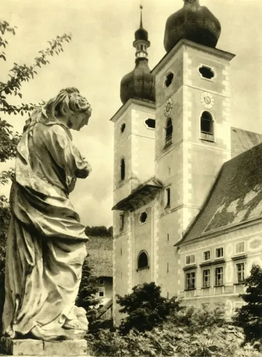 Framed Print : St Lambrechts Abbey, Sankt Lambrecht, Styria, Austria, c1935. Creator: Unknown Framed Print : St Lambrechts Abbey, Sankt Lambrecht, Styria, Austria, c1935. Creator: Unknown