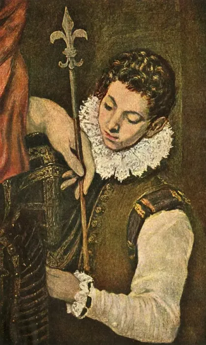 Framed Print : St. Louis of France (or St. Ferdinand of Castile), c1586-1590, (1938). Artist: El Greco Framed Print : St. Louis of France (or St. Ferdinand of Castile), c1586-1590, (1938). Artist: El Greco