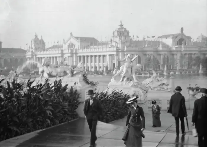 Framed Print : St Louis World's Fair, 1904. Creator: Arnold Genthe Framed Print : St Louis World's Fair, 1904. Creator: Arnold Genthe