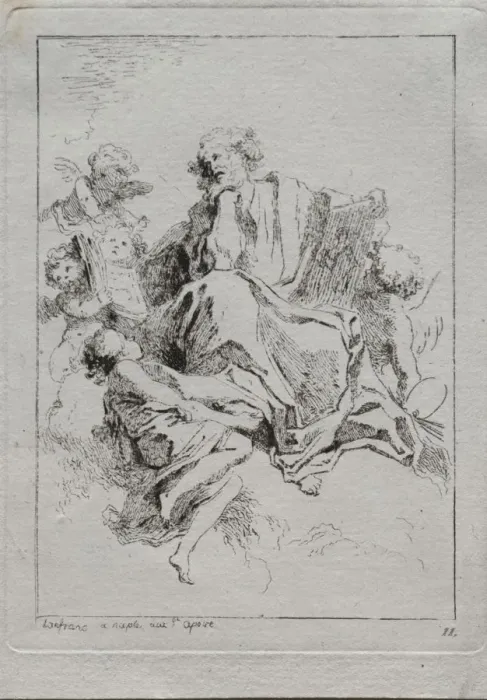 Framed Print : St. Luke. Creator: Jean-Honore Fragonard (French, 1732-1806) Framed Print : St. Luke. Creator: Jean-Honore Fragonard (French, 1732-1806)