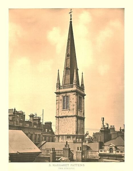 St Margaret Pattens, The Steeple, mid-late 19th century. Creator: Unknown