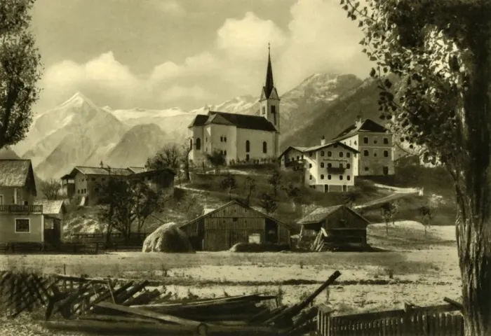 Framed Print : St Margarets Church, Kaprun, Austria, c1935. Creator: Unknown Framed Print : St Margarets Church, Kaprun, Austria, c1935. Creator: Unknown