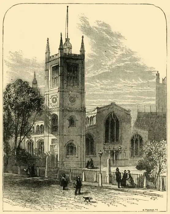 Framed Print : St. Margarets Church, from the North-West, (1881). Creator: Unknown Framed Print : St. Margarets Church, from the North-West, (1881). Creator: Unknown