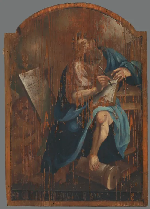 Framed Print : St. Mark the Evangelist, 1790-1820. Creator: Jan Fignowski