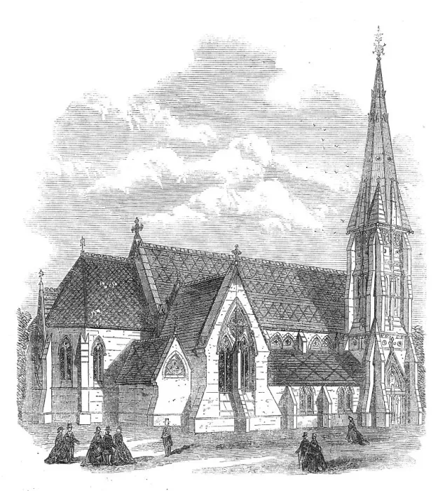 Framed Print : St. Mark's Church, Broadwater Down, Tunbridge Wells, 1868. Creator: Unknown Framed Print : St. Mark's Church, Broadwater Down, Tunbridge Wells, 1868. Creator: Unknown
