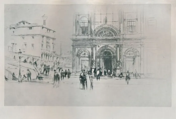 Framed Print : St. Marks, early 20th century, (1925). Creator: William Walcot Framed Print : St. Marks, early 20th century, (1925). Creator: William Walcot