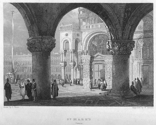St Marks, Venice, 19th century. Artist: William Finden