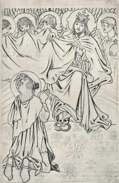 Framed Print : St. Martin in Heaven, (1896). Artist: Ford Madox Brown Framed Print : St. Martin in Heaven, (1896). Artist: Ford Madox Brown
