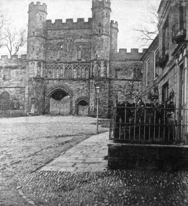 Framed Print : St Martins Abbey, Battle, East Sussex, early 20th century Framed Print : St Martins Abbey, Battle, East Sussex, early 20th century