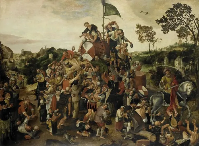 Framed Print : The St Martin's Day Kermis, c.1540-c.1598. Creator: Peeter Baltens