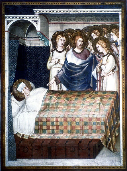 St Martins Dream, 14th century. Artist: Simone Martini