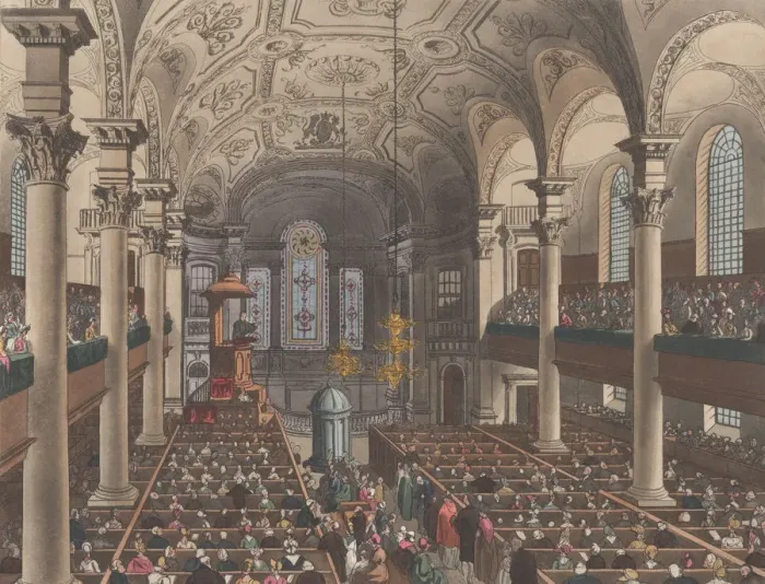 Framed Print : St. Martins in the Fields, August 1, 1809. August 1, 1809 Framed Print : St. Martins in the Fields, August 1, 1809. August 1, 1809