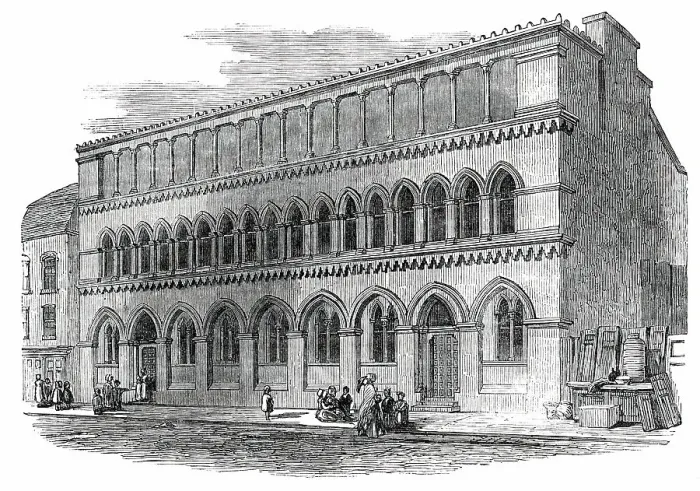 Framed Print : St. Martin's Northern Schools, Castle-Street, Long-Acre, opened on Thursday last, 1850. Creator: Unknown Framed Print : St. Martin's Northern Schools, Castle-Street, Long-Acre, opened on Thursday last, 1850. Creator: Unknown