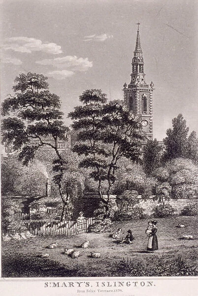 St Mary, Islington, London, 1834