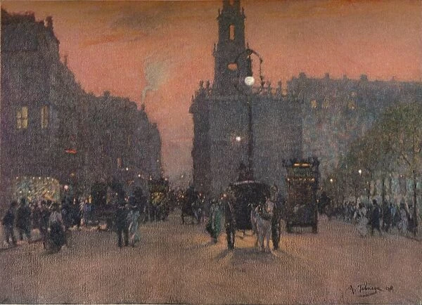 St. Mary-Le-Strand, c1909. Artist: Algernon Talmage
