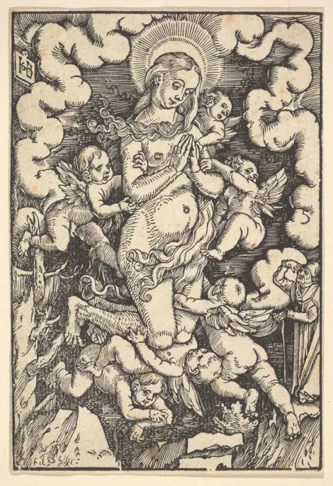 Framed Print : St. Mary Magdalen, ca. 1512. Creator: Hans Baldung Framed Print : St. Mary Magdalen, ca. 1512. Creator: Hans Baldung