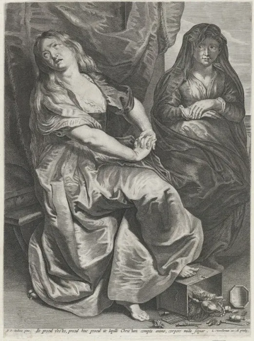 Framed Print : St. Mary Magdalen Trampling Her Valuables, 1622-23 Creator: Lucas Vorsterman Framed Print : St. Mary Magdalen Trampling Her Valuables, 1622-23 Creator: Lucas Vorsterman