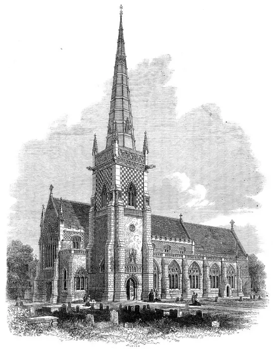Framed Print : St. Mary tower church, Ipswich, recently restored, 1864. Creator: Mason Jackson Framed Print : St. Mary tower church, Ipswich, recently restored, 1864. Creator: Mason Jackson
