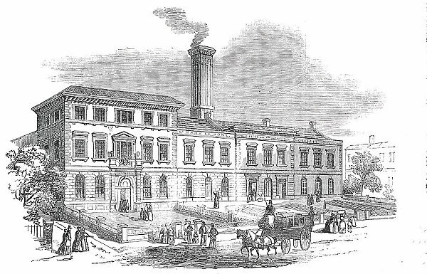 The St. Marylebone Baths and Washhouses, 1850. Creator: Unknown