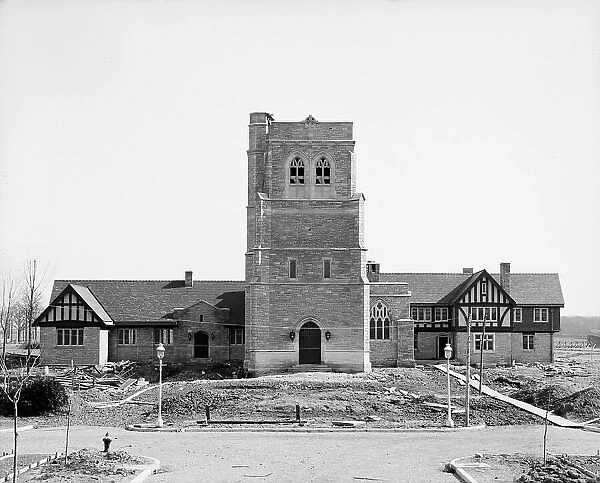 St. Mary's Episcopal Church, front view, Walkerville, Canada, between 1900 and 1905. Creator: Unknown