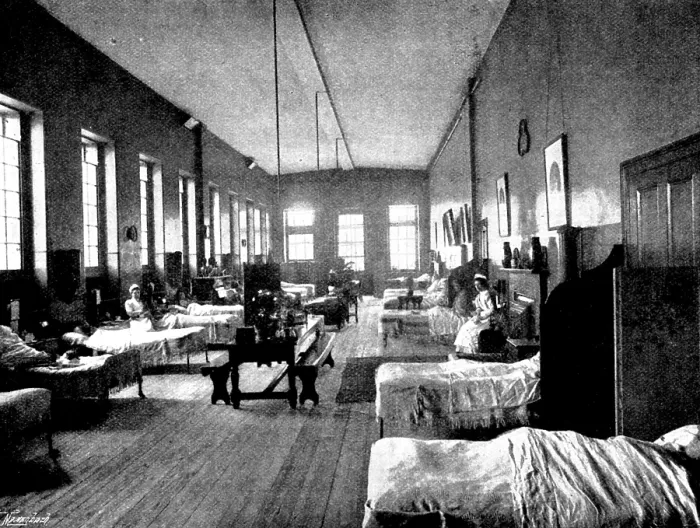 Framed Print : St. Mary's Hospital, Paddington: in a ward, 1895. Creator: Russell & Sons. St. Mary's Hospital, Paddington: in a ward, 1895. Creator: Russell & Sons Framed Print : St. Mary's Hospital, Paddington: in a ward, 1895. Creator: Russell & Sons. St. Mary's Hospital, Paddington: in a ward, 1895. Creator: Russell & Sons