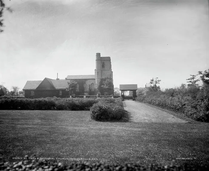 Framed Print : St. Mary's Memorial Church, Walkerville, Ont. between 1905 and 1915. Creator: Unknown Framed Print : St. Mary's Memorial Church, Walkerville, Ont. between 1905 and 1915. Creator: Unknown