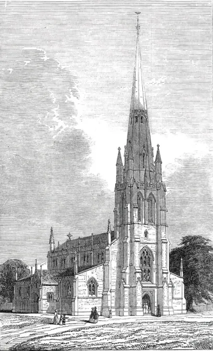 Framed Print : St. Marys New Church, Herne Hill, 1844. Creator: Unknown Framed Print : St. Marys New Church, Herne Hill, 1844. Creator: Unknown