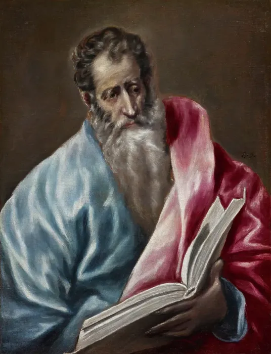 Framed Print : St Matthew, about 1610-1614. Creator: El Greco Framed Print : St Matthew, about 1610-1614. Creator: El Greco