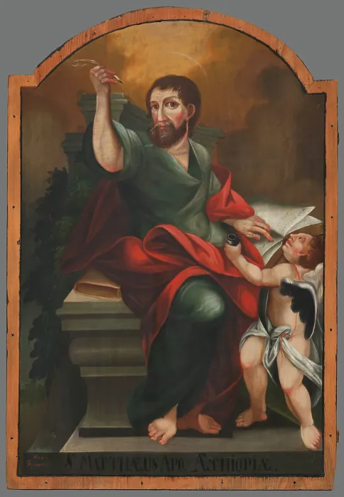 Framed Print : St. Matthew, 1790-1820. Creator: Jan Fignowski Framed Print : St. Matthew, 1790-1820. Creator: Jan Fignowski