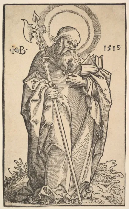 Framed Print : St. Matthew from Christ and the Apostles, 1519. Creator: Hans Baldung Framed Print : St. Matthew from Christ and the Apostles, 1519. Creator: Hans Baldung