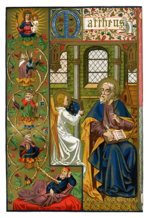 Framed Print : St Matthew the Evangelist, 1886 Framed Print : St Matthew the Evangelist, 1886