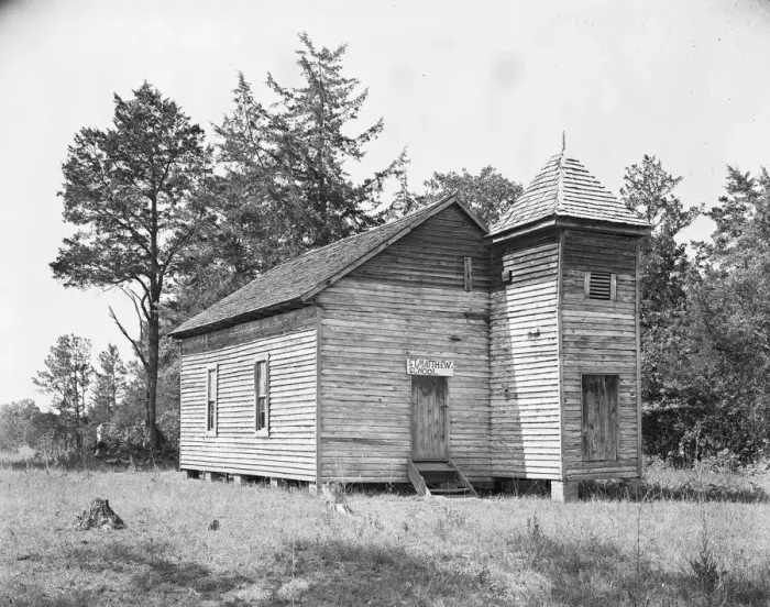 Framed Print : St. Matthew School, Alabama, 1936. Creator: Walker Evans