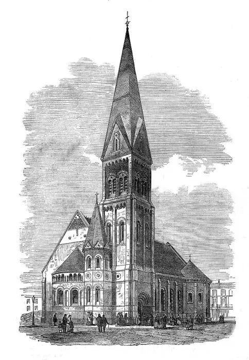 Framed Print : St. Michael's Church, Kensington Park, 1872. Creator: Unknown Framed Print : St. Michael's Church, Kensington Park, 1872. Creator: Unknown