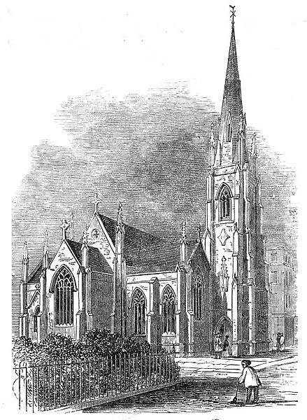 St. Michaels New Church, Pimlico, 1844. Creator: Unknown