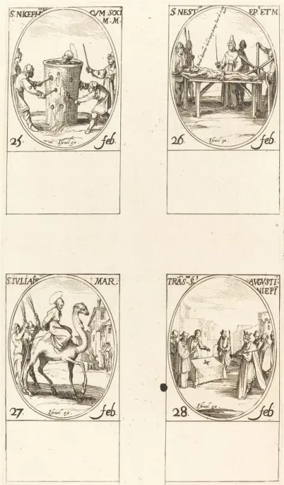 Framed Print : St. Nicephorus; St. Nestor; St. Julian; Translation of St. Augustin Framed Print : St. Nicephorus; St. Nestor; St. Julian; Translation of St. Augustin