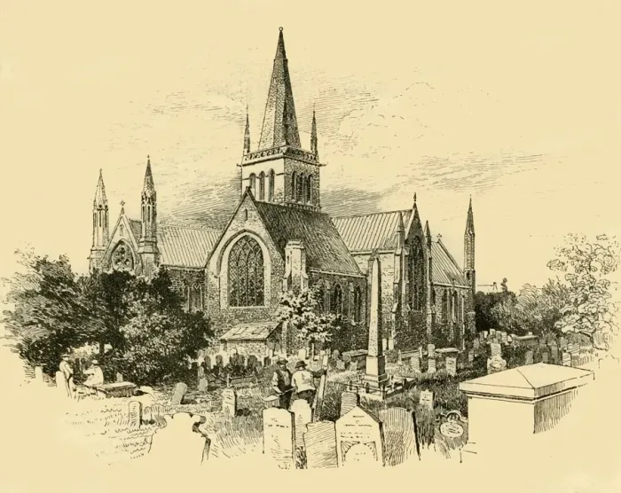 Framed Print : St. Nicholas Church: The Exterior, 1898. Creator: Unknown