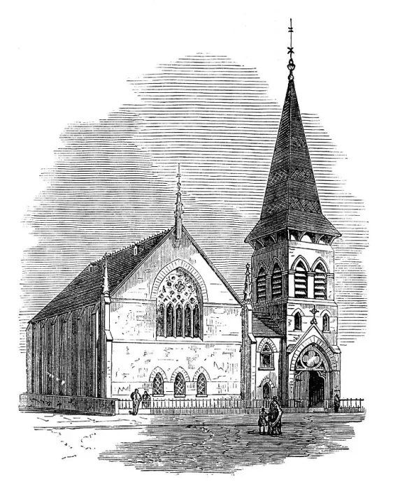 Framed Print : St. Nicholas Church, Hull, 1871. Creator: Unknown Framed Print : St. Nicholas Church, Hull, 1871. Creator: Unknown