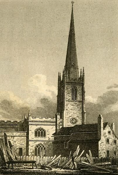 St. Nicholas Church, Liverpool, 1812. Creator: James Sargant Storer