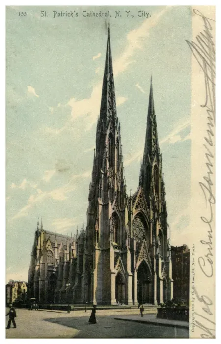 Framed Print : St Patricks Cathedral, New York City, New York, USA, 1902 Framed Print : St Patricks Cathedral, New York City, New York, USA, 1902